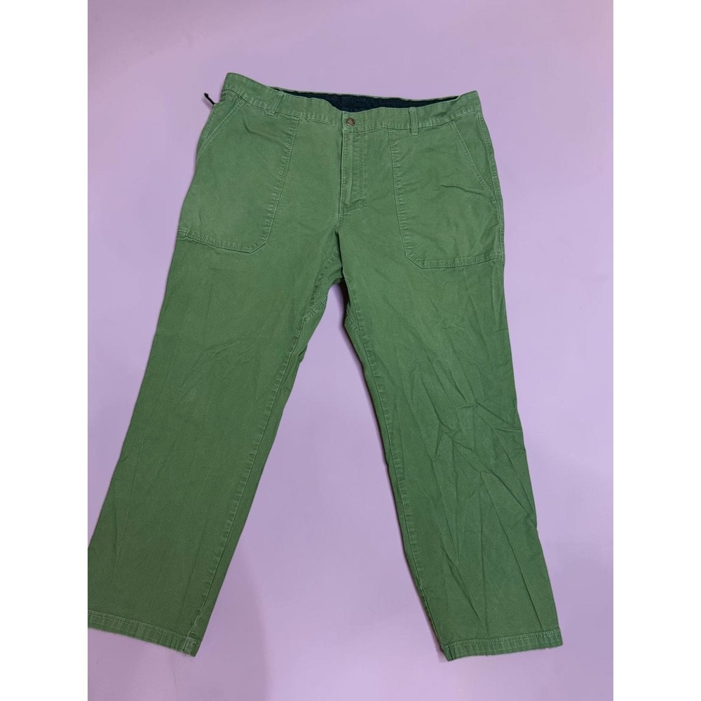 Columbia Mens Green Cotton Canvas Utility Hiking Pants 38x30